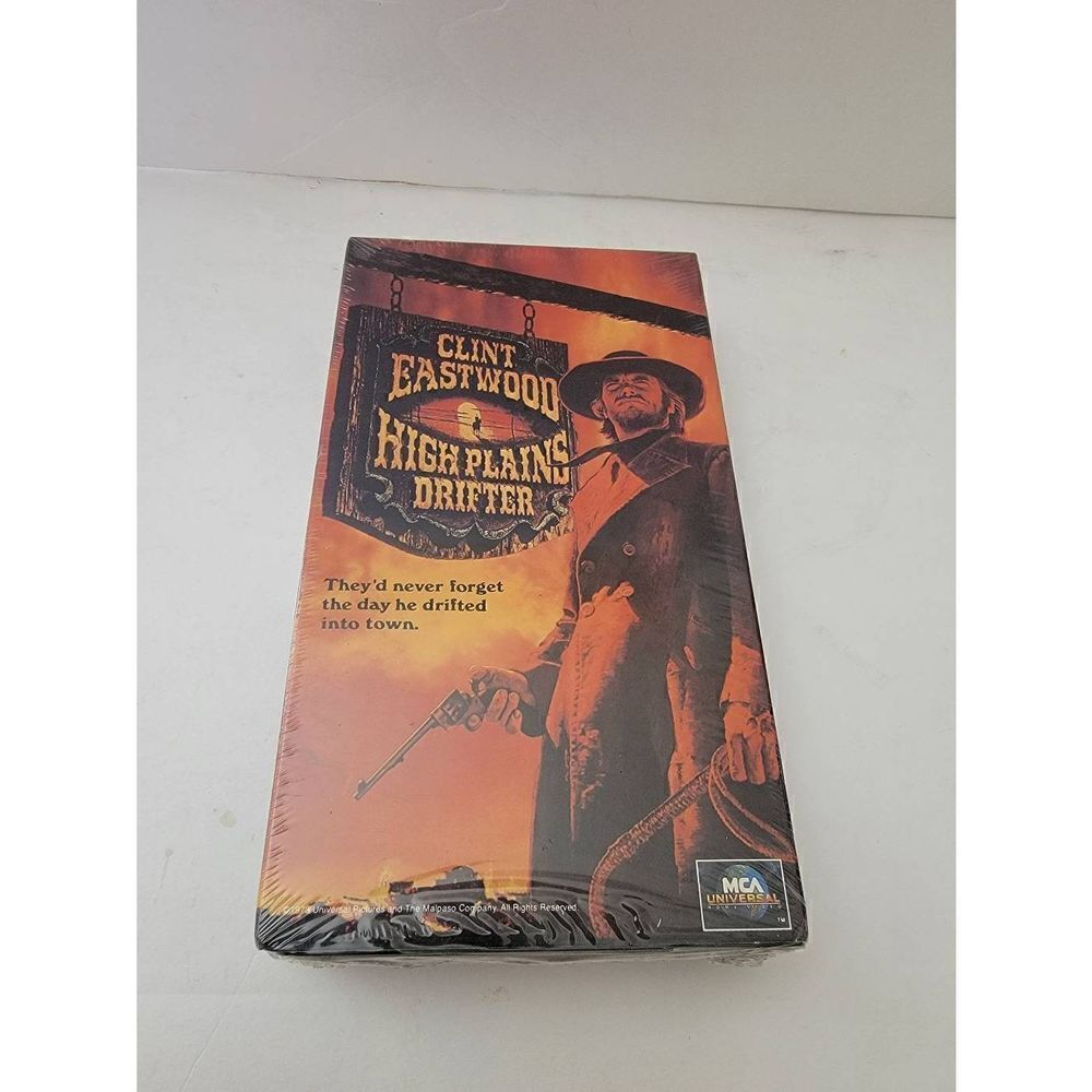 Vintage MCA 1990 Clint Eastwood High Plains Drifter VHS Sealed NWOT